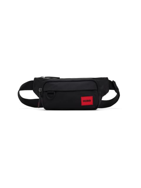 HUGO Black Bumbag Pouch