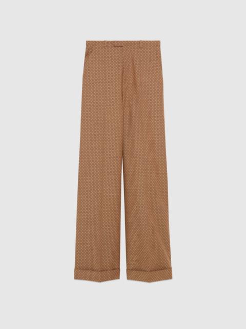 GUCCI Square G wool pant