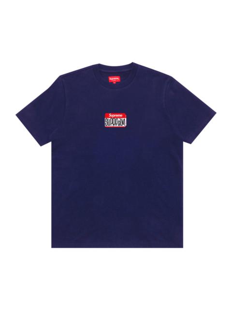 Supreme Gonz Nametag Short-Sleeve Top 'Washed Navy'