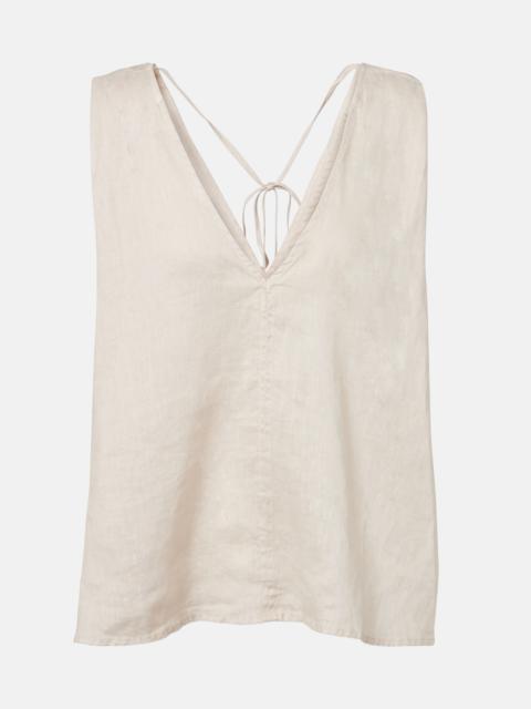 velvet Renna linen top