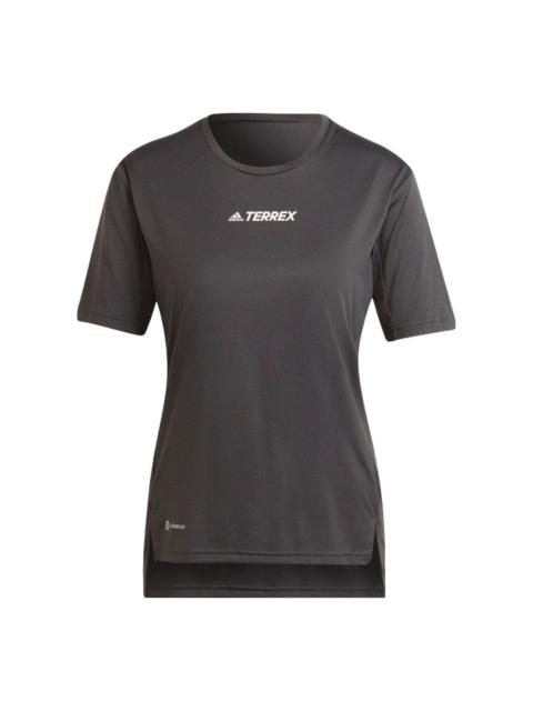 (WMNS) adidas Terrex Multi T-Shirt 'Black' H53386