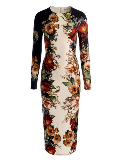 Alice + Olivia DELORA MIDI DRESS