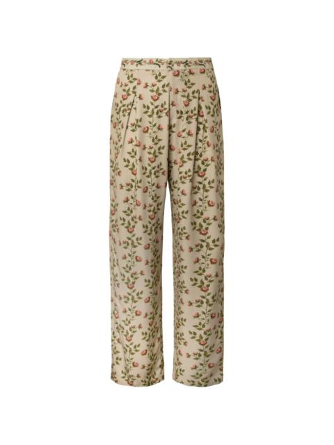Agua by Agua Bendita Florecer flared trousers