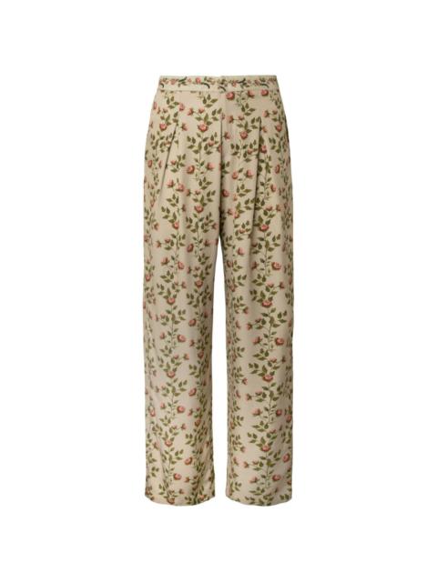 Agua by Agua Bendita Florecer flared trousers