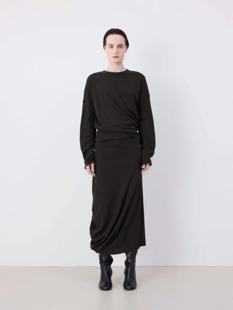 Lemaire LONG SLEEVE TWISTED DRESS