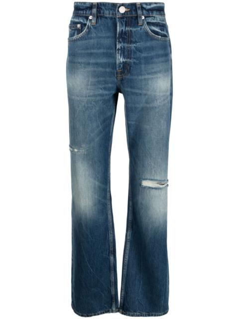 FRAME ripped-detailed distressed jeans