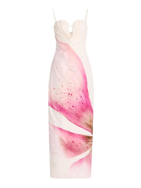 SIGNIFICANT OTHER Quentin Floral Cotton Maxi Dress pink