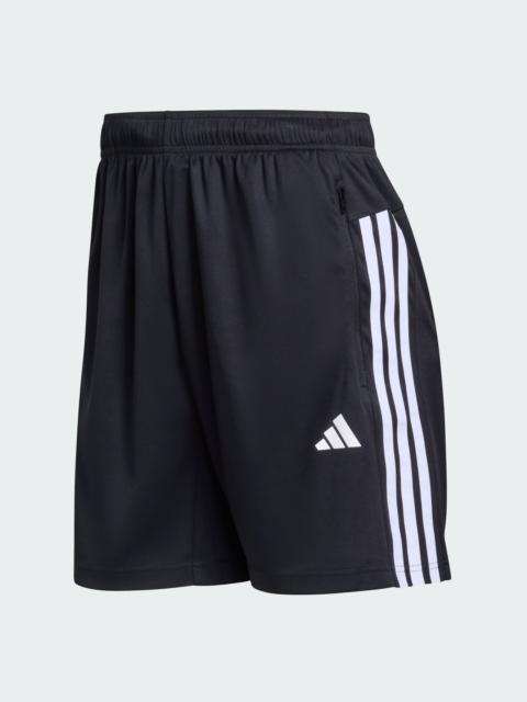 adidas WORKOUT ESSENTIALS BASE 3-STRIPES PIQUE SHORT 9INCH