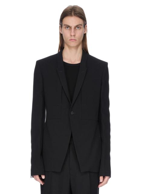 Rick Owens single-button wool jacket