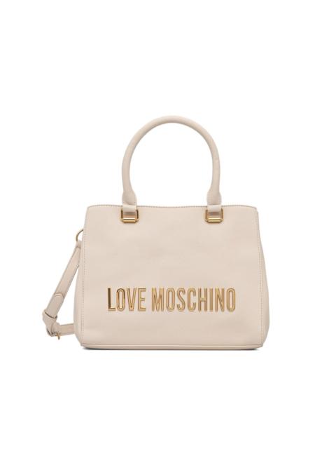 Moschino logo-plaque cross-body bag