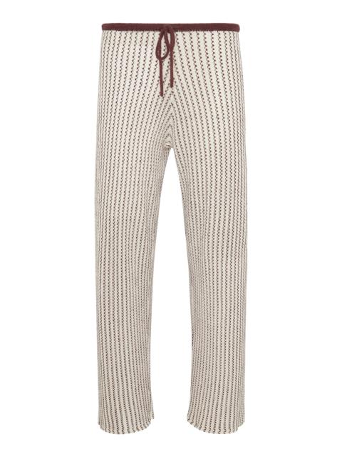 onia Crochet Knit Drawstring Pant