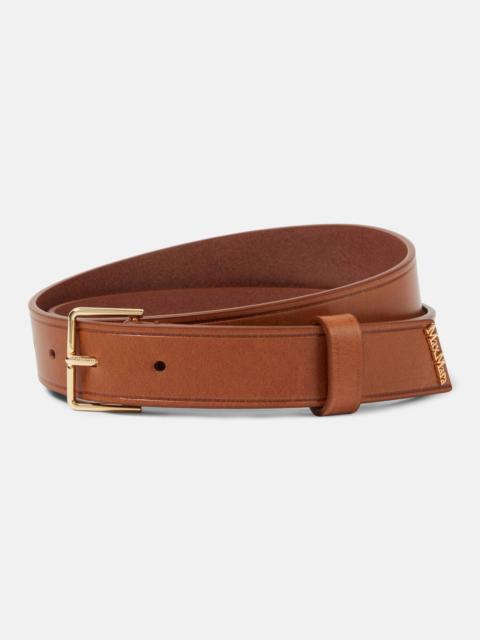 Leather belt