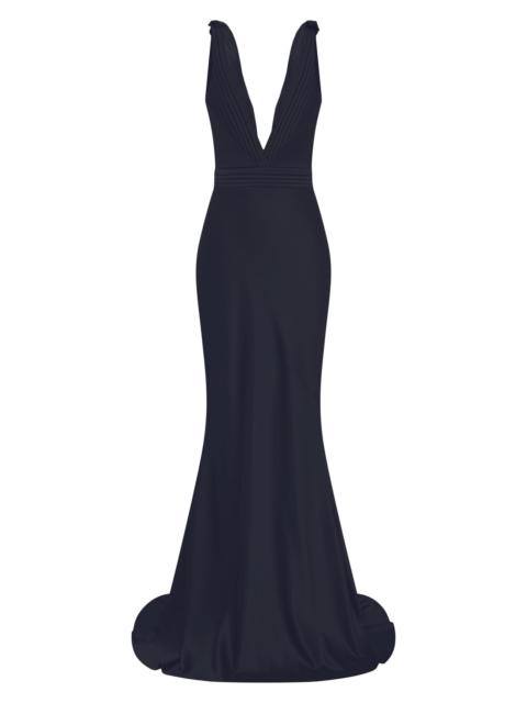 ZHIVAGO Women's Signature Beloved Sleeveless Satin Gown - Black