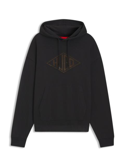 COTTON-TERRY HOODIE WITH EMBROIDERED LOGO