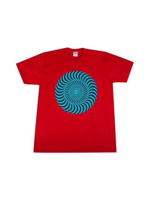 Supreme x Spitfire Classic Swirl T-Shirt 'Red'