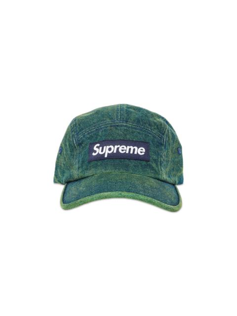 Supreme Denim Camp Cap 'Overdyed Green'