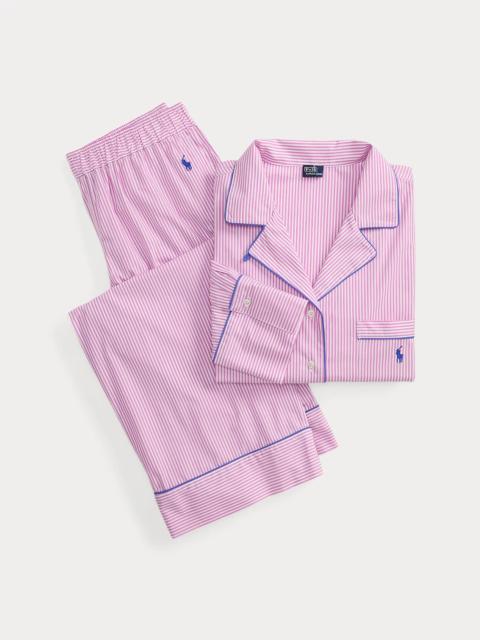 Polo Ralph Lauren Striped Poplin Long-Sleeve Pajama Set