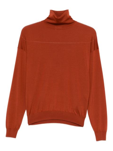 roll-neck top