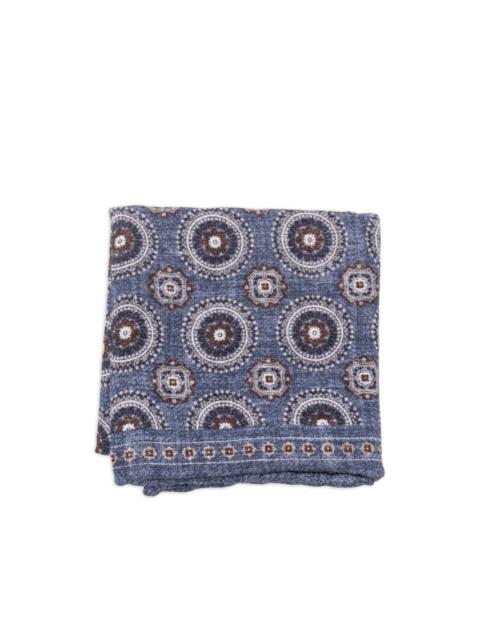 Brunello Cucinelli geometric-print pocket square