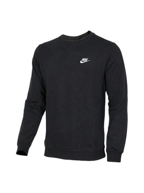 Nike Men's Nike Casual Sports Loose Round Neck Pullover Black 804343-010