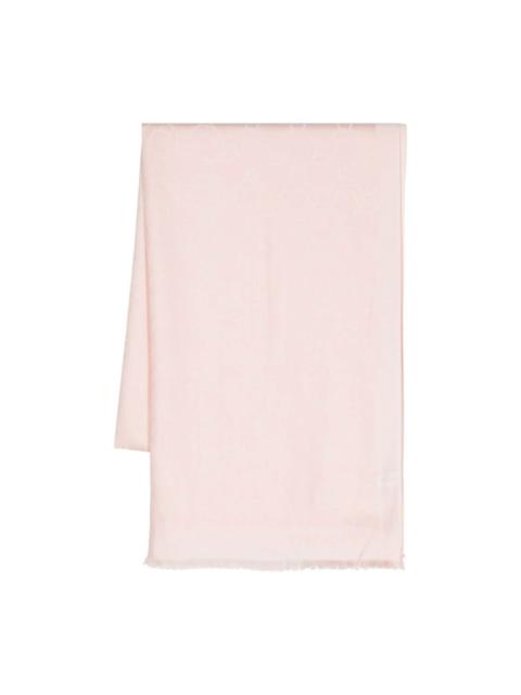 Gancini-pattern scarf