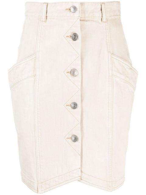 Isabel Marant Étoile buttoned-up high-waisted skirt
