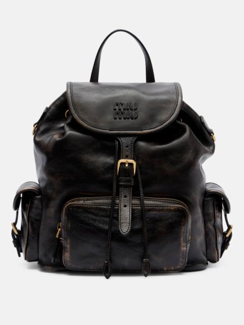 Miu Miu Leather backpack