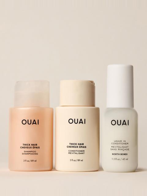 OUAI Thick Hair Travel Set