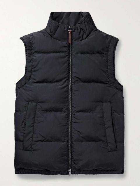 Canali Padded Quilted Shell Gilet