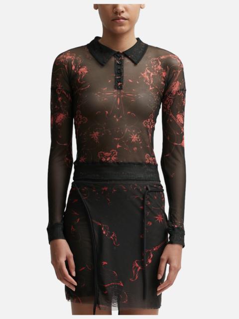 OTTOLINGER MESH POLO TOP