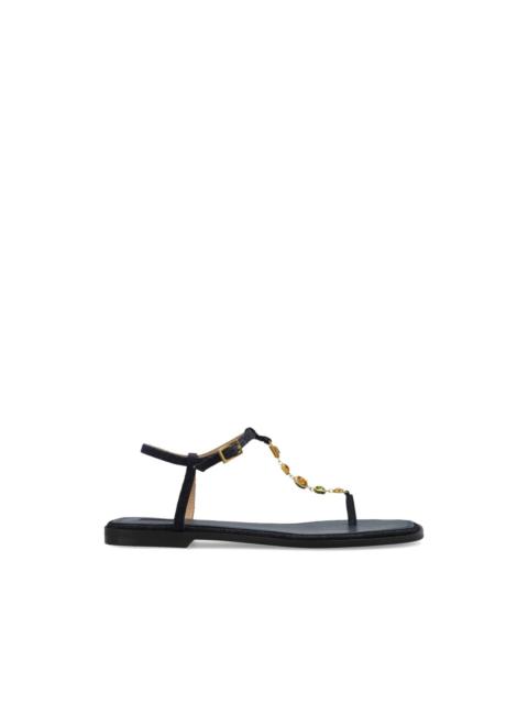 NODALETO jewel strap sandals