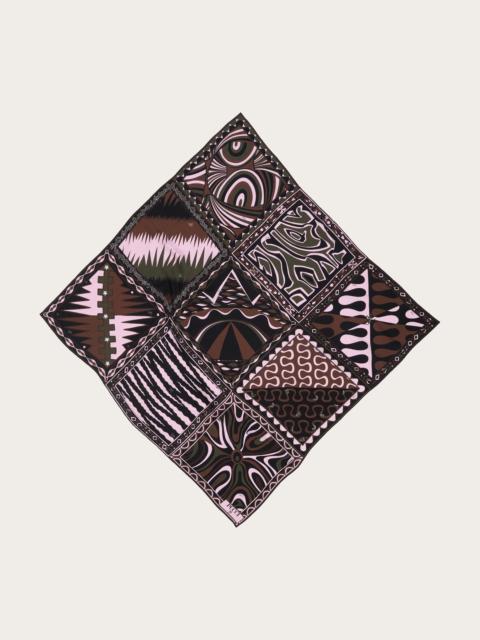 PUCCI MIXED PRINT SILK SCARF