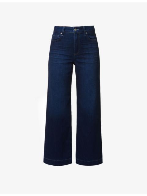 PAIGE Anessa Ankle Wide-Leg Denim Jeans