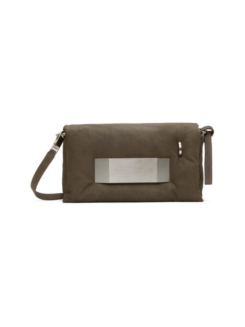 Rick Owens Gray Hollywood Pillow Griffin Bag