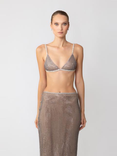 SAU LEE CARTER CRYSTAL BRALETTE