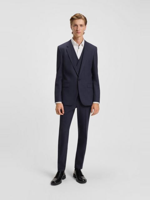 HUGO THREE-PIECE EXTRA-SLIM-FIT SUIT IN CHECKED FABRIC
