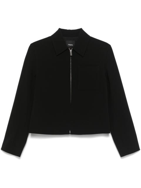 Theory Crepe-texture Jacket