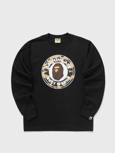 A BATHING APE® 1ST CAMO BUSY WORKS LS TEE