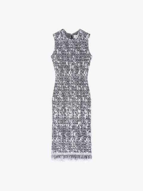 Givenchy DRESS IN 4G TWEED WITH CHAIN DETAIL