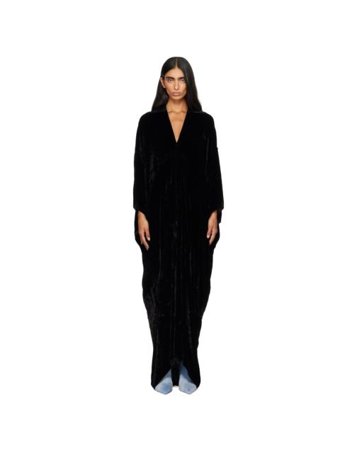 Rick Owens Black Tower Tommykite Maxi Dress
