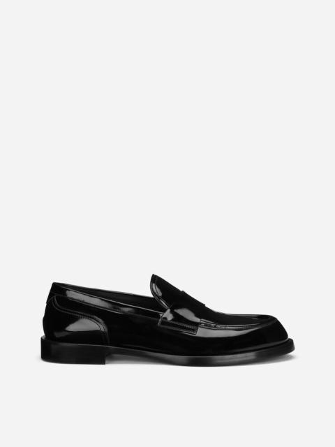 Dolce & Gabbana Polished calfskin loafers