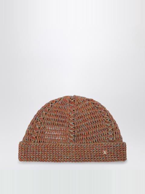 Valentino Multicolored crochet hat