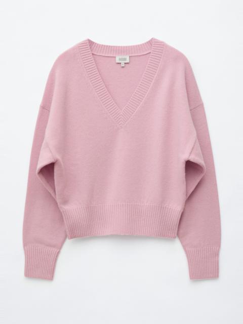 & Other Stories Wool-Cotton V-Neck Jumper