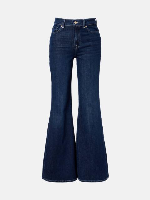 7 For All Mankind High-waisted flared jeans