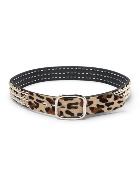 GALLERY DEPT. CHEETAH STUDDED BELT