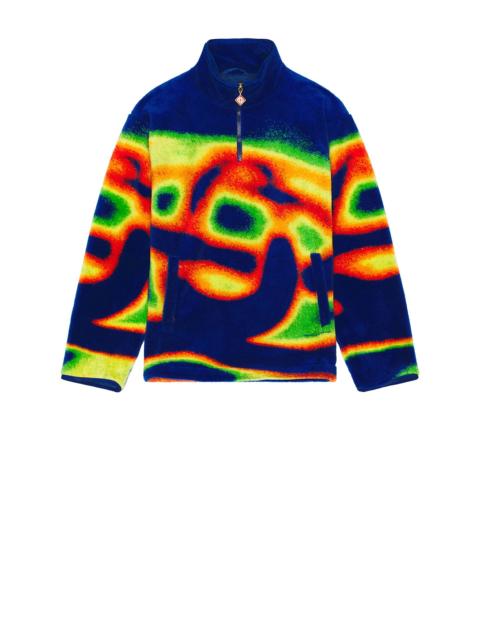 CASABLANCA 1/4 Zip Fleece Jacket