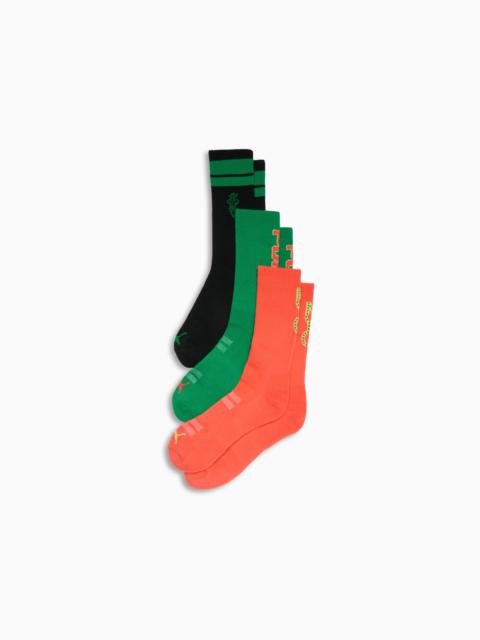 PUMA Men's Half-Terry Crew Lenght Socks (3 Pairs)
