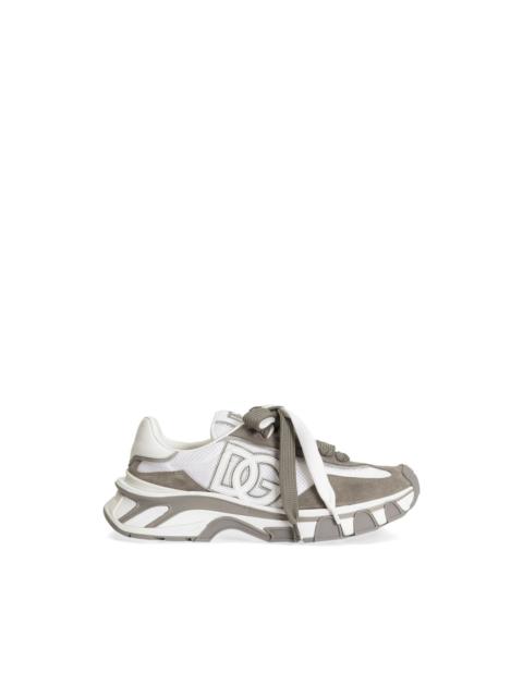 Dolce & Gabbana DG Country Road nylon and calfskin sneakers