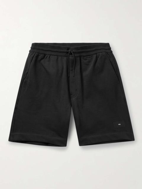 Y-3 Straight-Leg Organic Cotton-Jersey Drawstring Shorts