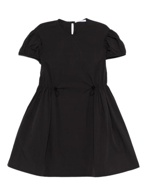 CECILIE BAHNSEN puff-sleeve tie dress